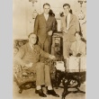 Franklin D. Roosevelt with Eleanor Roosevelt and his sons [?] (ddr-njpa-1-1492)
