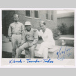 Takeo Isoshima with military friends (ddr-densho-477-144)
