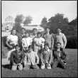 Group of children by Conservatory of Flower at Golden Gate Park (ddr-densho-426-957)