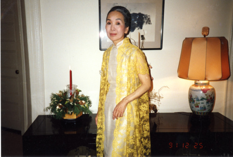 Photograph of Michi Weglyn, December 25, 1991 (ddr-csujad-24-157)