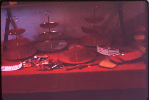 Display of serving trays (ddr-densho-426-357)