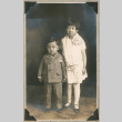 Portrait of brother and sister as young children (ddr-densho-383-223)