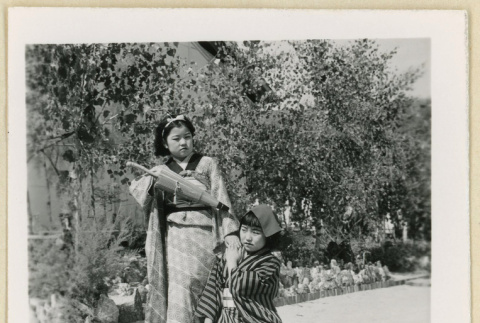Two dancers posing (ddr-densho-37-1644)