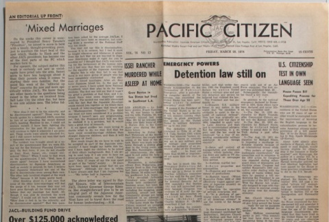 Pacific Citizen, Vol. 78, No. 12 (March 29, 1974) (ddr-pc-46-12)