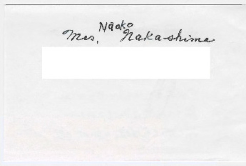 Address and note (ddr-densho-501-88)