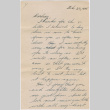 Letter from Alvin Uchiyama to Kathleen Koga Uchiyama (ddr-densho-406-92)