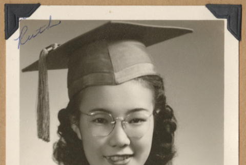 Portrait of graduate Mick (ddr-densho-542-276)