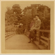 Newlyweds on a bridge (ddr-densho-542-30)