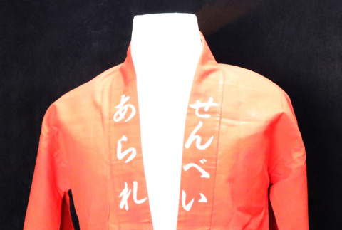 Umeya Inc yukata shirt-red (ddr-densho-499-162)