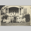 Sports team photo in front of Y.M.B.A. building (ddr-densho-326-404)