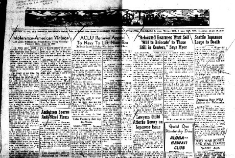 Colorado Times Vol. 31, No. 4338 (July 19, 1945) (ddr-densho-150-52)