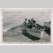 Glenn and Naomi Isoshima with others in boat (ddr-densho-477-216)