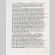Incomplete letter from Bennie K. Ouchida to Richard Oguro (ddr-densho-1007-938)