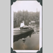 Photo of a woman and child in a row boat (ddr-densho-483-1231)