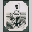 Man in baseball uniform (ddr-densho-475-554)