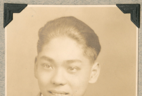 George Tokuda graduation portrait (ddr-densho-383-3)