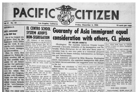 The Pacific Citizen, Vol. 41 No. 23 (December 2, 1955) (ddr-pc-27-48)