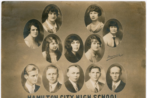 1928 Hamilton City High School class photos (ddr-densho-378-1169)