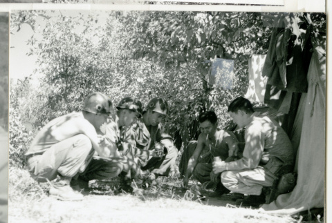 U.S. soldiers including George N. Naohara (ddr-csujad-38-499)