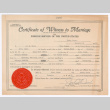 Certificate of Witness to Marriage (ddr-densho-550-57)