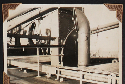 Piping on the deck of a ship (ddr-densho-404-13)