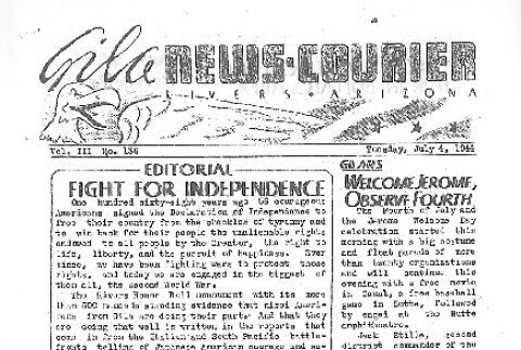 Gila News-Courier Vol. III No. 136 (July 4, 1944) (ddr-densho-141-292)