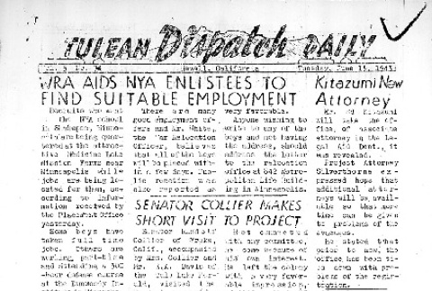 Tulean Dispatch Vol. 5 No. 74 (June 15, 1943) (ddr-densho-65-378)
