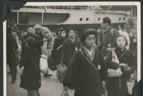 Repatriates arrive in Japan (ddr-densho-397-357)