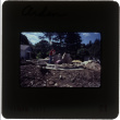 Construction on a rock garden and pool at the Arden project (ddr-densho-377-648)