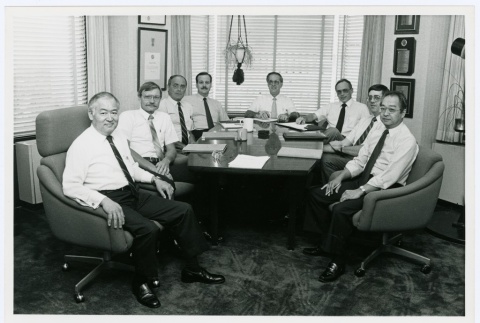 Frank Sato in Group Meeting (ddr-densho-345-35)