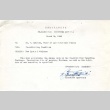 Memo from Co-ordinating Committee to Mr. W. [Willard E.] Schmidt, Chief of Administrative Police, March 24, 1944 (ddr-csujad-2-69)
