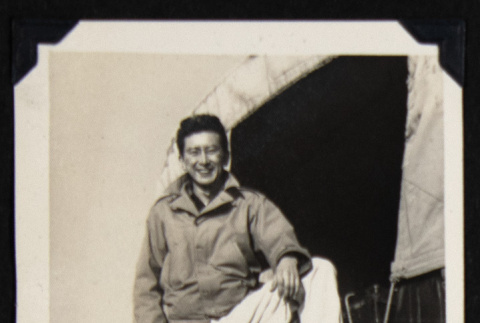 Man on a truck at Rohwer (ddr-densho-542-720)
