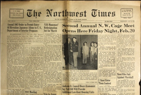 The Northwest Times Vol. 2 No. 16 (February 18, 1948) (ddr-densho-229-88)