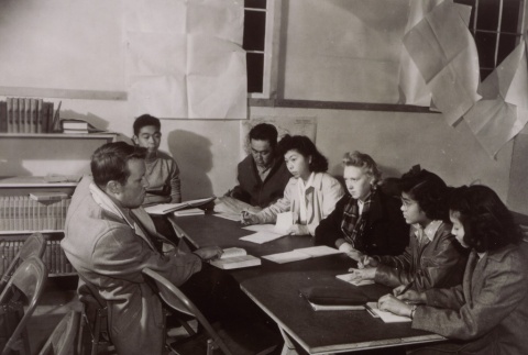 Japanese Americans in a classroom (ddr-densho-161-37)