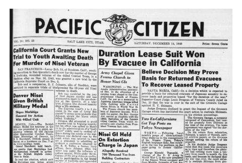 The Pacific Citizen, Vol. 28 No. 23 (December 14, 1946) (ddr-pc-18-50)