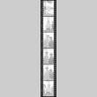 Negative film strip for Farewell to Manzanar scene stills (ddr-densho-317-225)