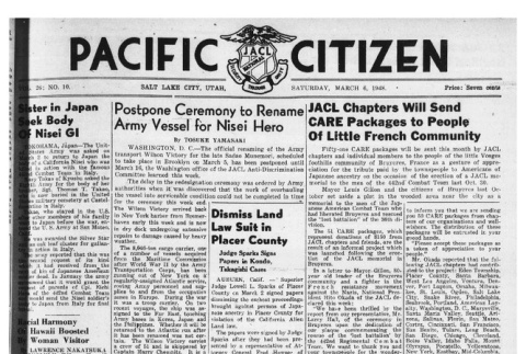 The Pacific Citizen, Vol. 26 No. 10 (March 6, 1948) (ddr-pc-20-10)