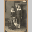 Two girls in matching outfits (ddr-densho-542-174)
