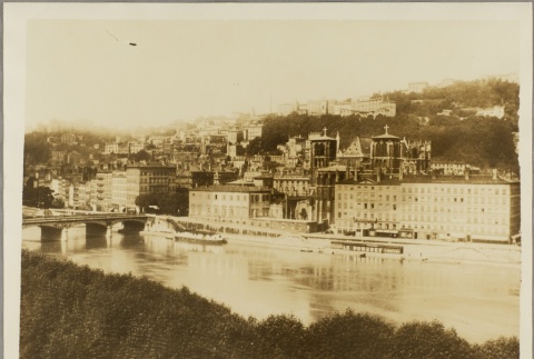 Photo of a city along the Rhone River (ddr-njpa-13-1354)