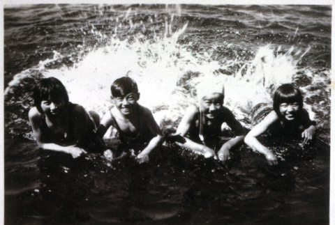 Four swimming (ddr-densho-1007-708)