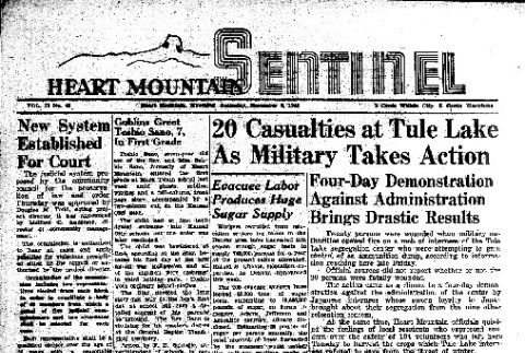 Heart Mountain Sentinel Vol. II No. 45 (November 6, 1943) (ddr-densho-97-153)
