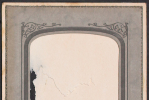 Empty photo mat frame (ddr-densho-493-148)