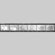 Negative film strip for Farewell to Manzanar scene stills (ddr-densho-317-108)