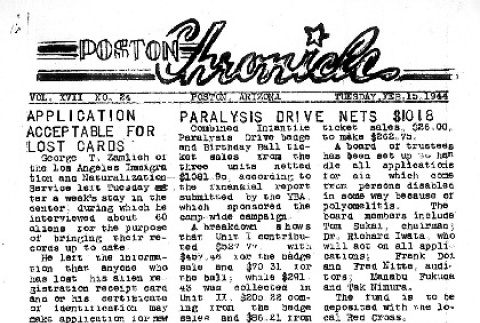 Poston Chronicle Vol. XVII No. 24 (February 15, 1944) (ddr-densho-145-471)