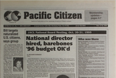 Pacific Citizen, Vol. 121, No. 9 (November 3-16, 1995) (ddr-pc-67-21)
