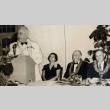 Bishop A. Frank Smith giving a speech at a banquet of the Hawaii Mission of the Methodist Church (ddr-njpa-1-1837)