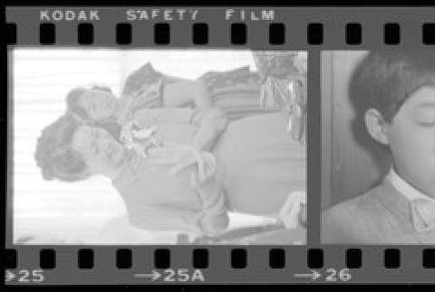 Negative film strip for Farewell to Manzanar scene stills (ddr-densho-317-224)