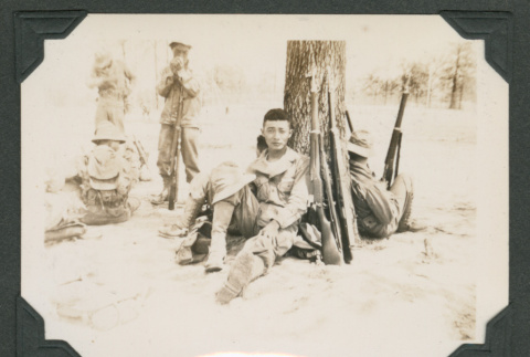 Men relaxing (ddr-densho-545-32)