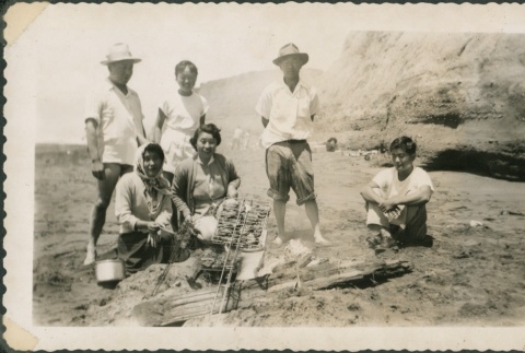 Group on a fishing trip (ddr-densho-321-1128)