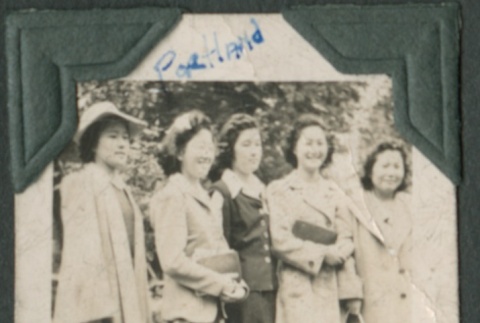 Group of women stand (ddr-densho-321-26)